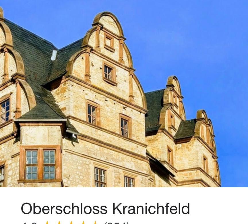Delux Ferienwohnung Kunstgalerie Und Ilmradweg Kranichfeld Exteriér fotografie