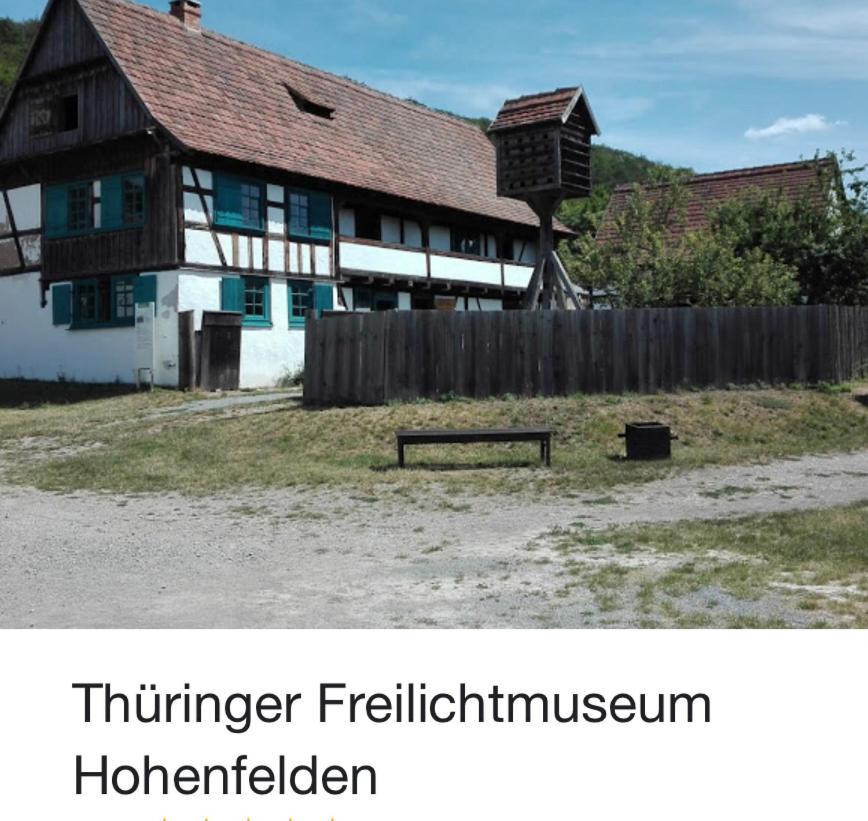 Delux Ferienwohnung Kunstgalerie Und Ilmradweg Kranichfeld Exteriér fotografie